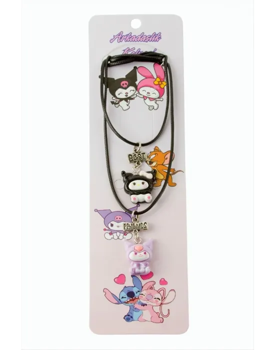 Çzgflm Karakteri Arkadaşlık Kolyeleri (Çift Kolye)