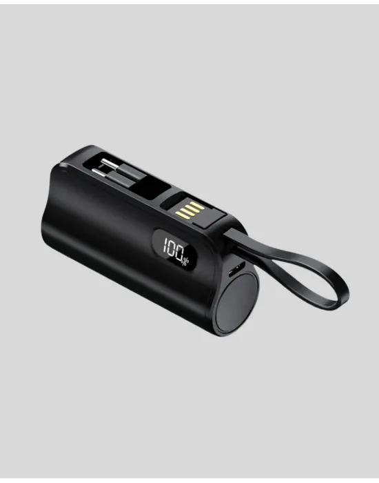 Dahili Type-c Konektörlü Mini 2000mah Powerbank