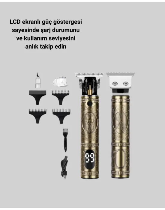 Daling Profesyonel Tıraş Makinesi Islak Ve Kuru Kullanım
