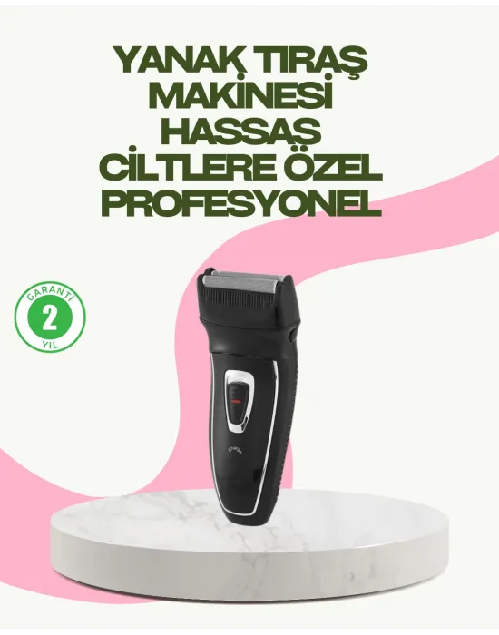 Darbelere Dayanıklı Kablosuz Erkek Tıraş Aleti