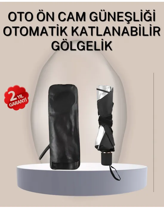 Dayanıklı Upe Alaşımlı Şemsiye Tipi Araç Güneşliği - Kolay Katlanır