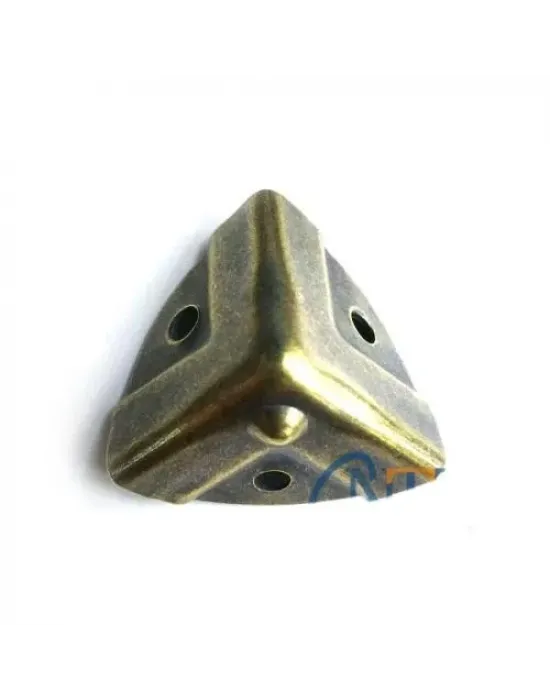 Dekoratif, Kutu, Sandık Köşesi - 35x22 Mm, Küçük, Antik, 100 Adet