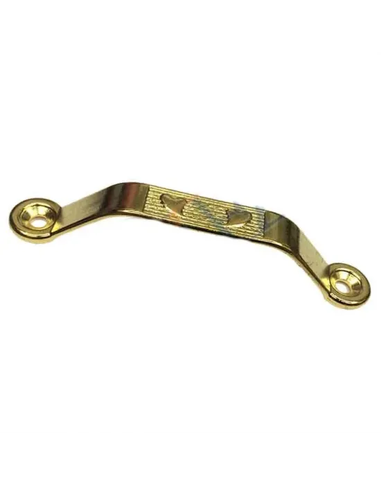 Dekoratif Zamak Kulp Dıştan - 64mm, Sarı, 1 Adet