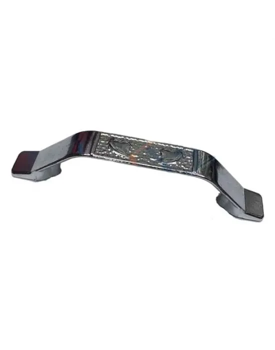 Dekoratif Zamak Kulp İçten - 64mm, Nikel, 1 Adet