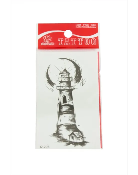Deniz Feneri Tattoo Dövme Sticker