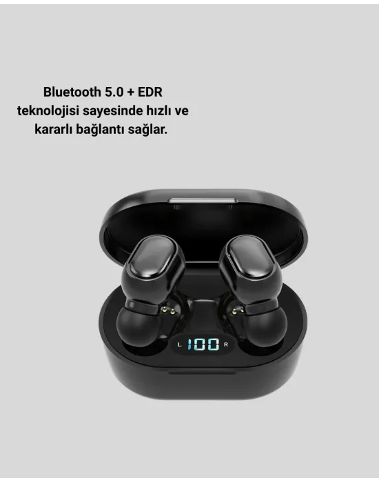 Derin Bass Ve Net Tiz Özellikli Bluetooth Kulaklık
