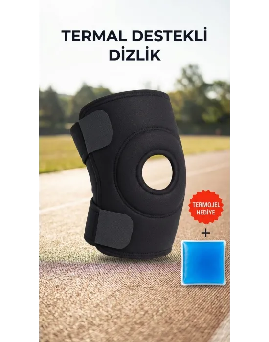 Destekli Diz Korsesi Çapraz Bağ Koruması Menisküs İçin Termojel Hediyeli