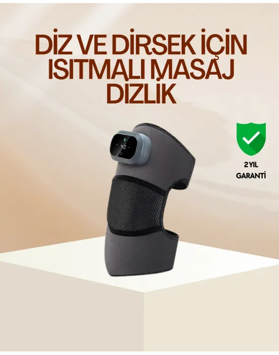 Diz Ve Dirsek İçin Isıtmalı Masaj Dizlik Aparatı