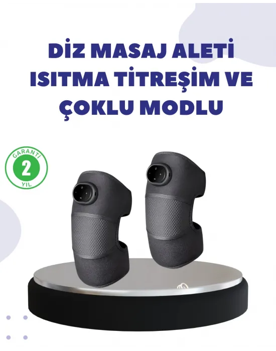 Diz Ve Dirsek İçin Isıtmalı Masaj Dizlik Aparatı