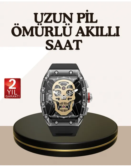 Dokunmatik Akıllı Saat Sesli Asistanlı Geniş Özellikli