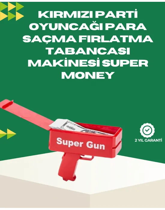 Elektrikli Money Gun Oyuncak Parti Tabancası