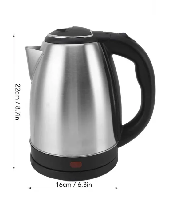 Elektrikli Paslanmaz Çelik Su Isıtcı Çelik Kettle 1.8 Lt. Uzun Ömürlü