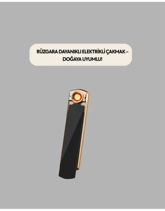 Elektronik Çakmak – Lüks Tasarım, Rüzgarda Sönmez