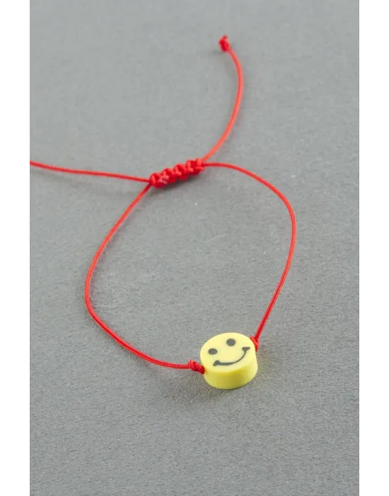 Emoji Makrome İp Bileklik