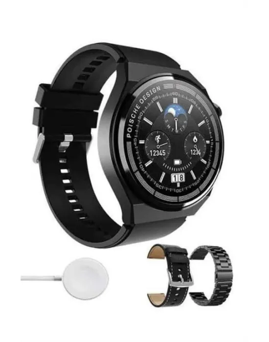 En Çok Tercih Edilen Akıllı Saat Amoled Ekran Nabız Sensörü Gps Uyumlu Adımsayar