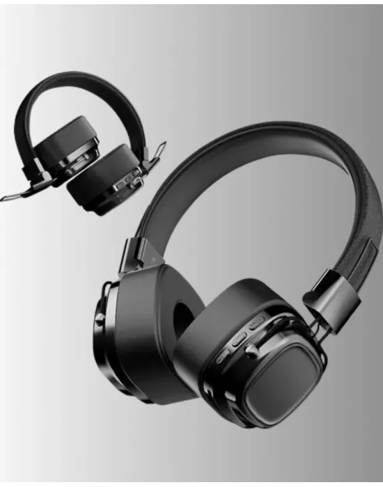Ergonomik Konforlu Kablosuz Kulak Üstü Bluetooth Kulaklık