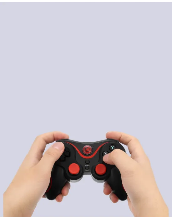 Ergonomik Tasarımlı Kablosuz Bluetooth Gamepad Titreşimli