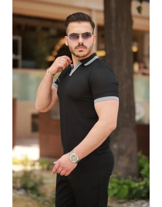 Erkek Hemşire Yaka Kısa Kollu Tişört