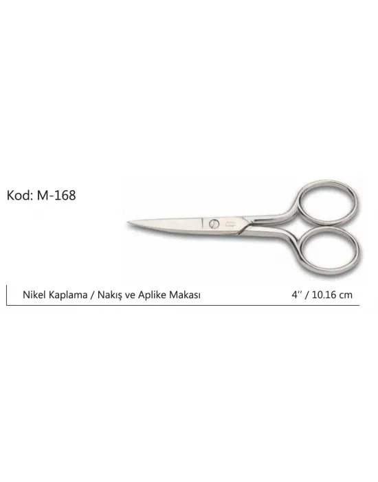Europe Kalın Nakış Makası Süper Kalite No:4 10,16 Cm