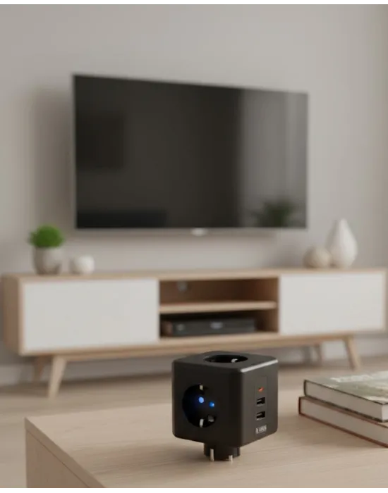 Ev Ve Ofis Kullanımı İçin Akım Korumalı Usb Girişli Priz