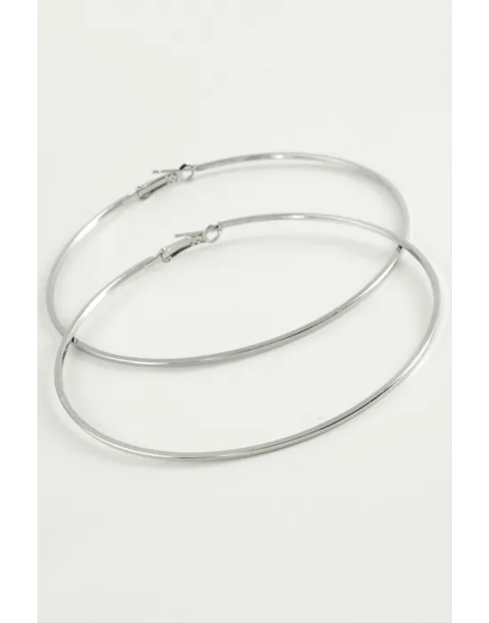 Ezme Metal Halka Küpe 8-9-10 cm