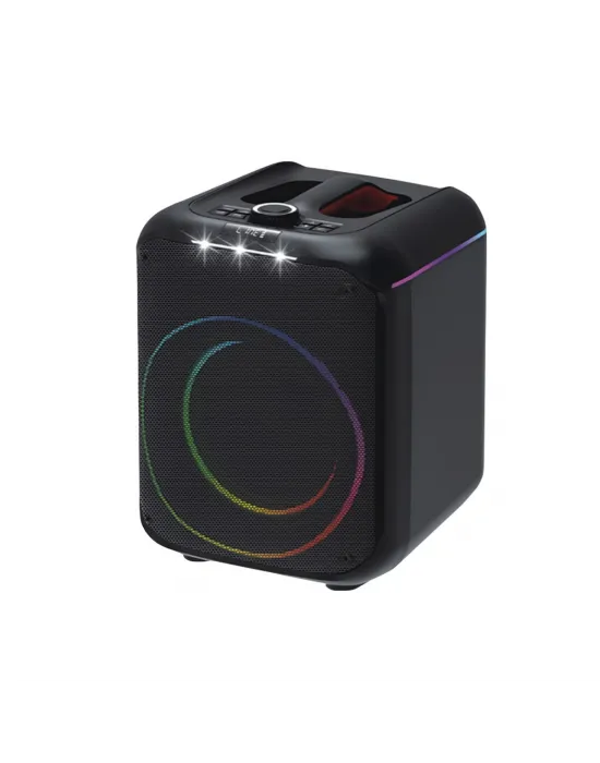 F39 25w Sürücülü Rgb Işıklı 2 Adet Mikrofonlu Bluetooth 5.3 Kablosuz Hoparlör – Siyah