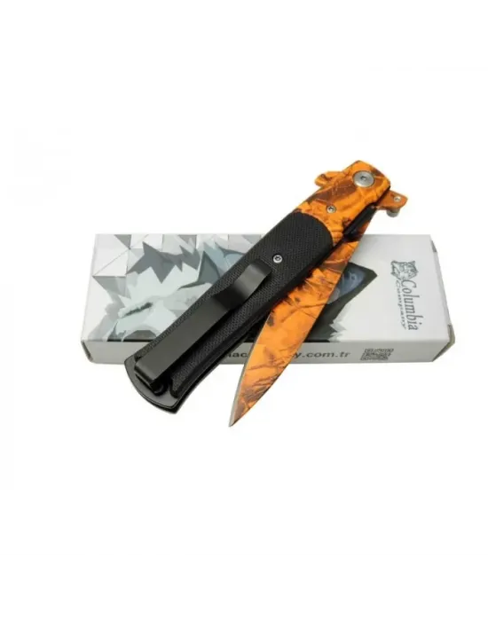 Fst-5001 Turuncu Çakı 22 Cm Manuel, Kemerlikli