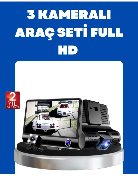 G-sensör, Park Modu Ve Döngüsel Kayıt Destekli Araç Dvr