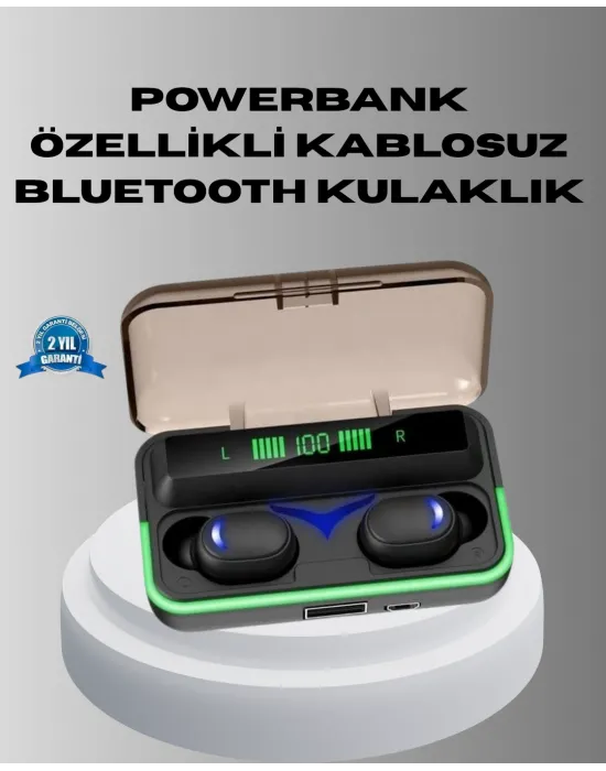Gaming Bluetooth Kulaklık 800mah Powerbank Düşük Gecikmeli