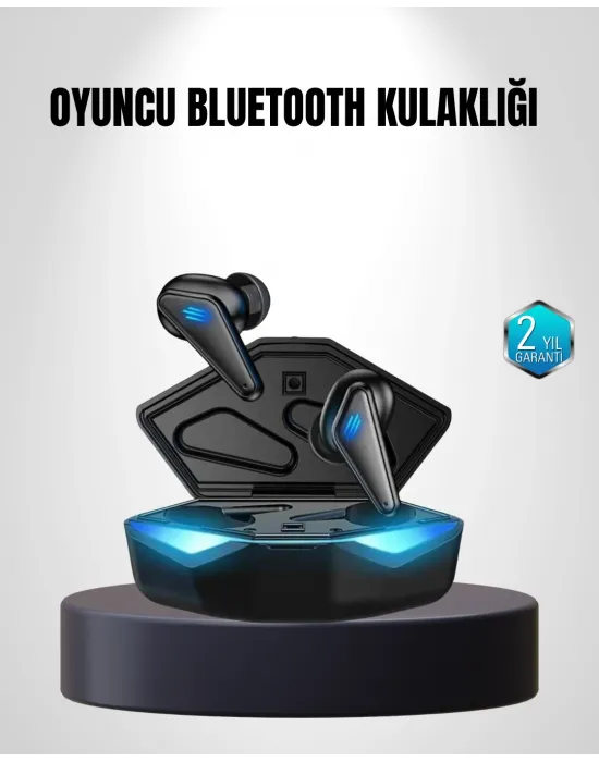 Gaming Bluetooth Kulaklık Pasif Gürültü Önlemeli 12mm Sürücülü