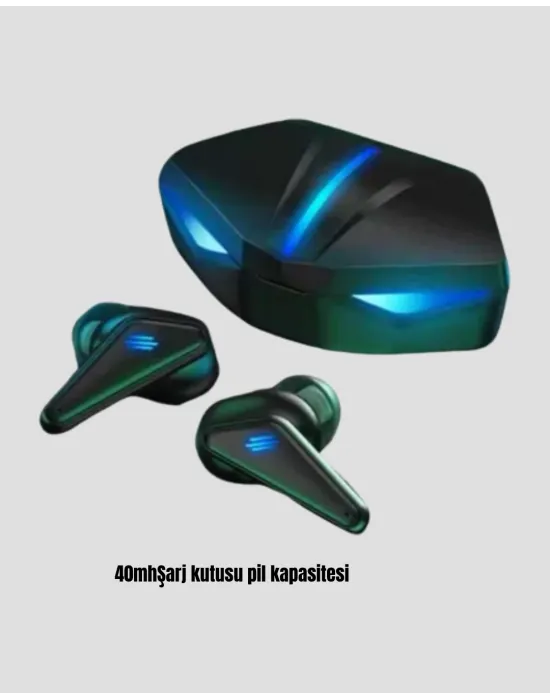 Gaming Bluetooth Kulaklık Pasif Gürültü Önlemeli 12mm Sürücülü