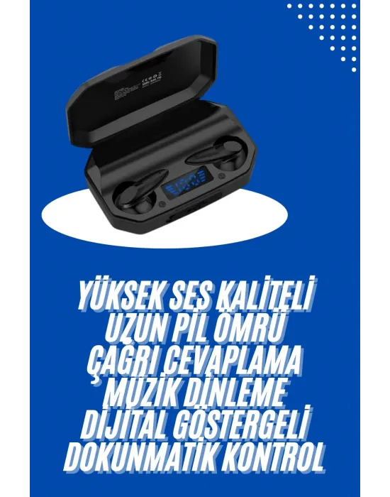 Gaming Kulaklık Bluetooth 5.2 Kablosuz Kulakiçi Rgb Işıklı Çift Mikrofonlu