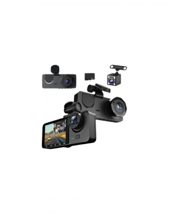 Gelişmiş G-sensörlü Üçlü Araç Kamerası – 5” Lcd Ekran Ve Hareket Algılama