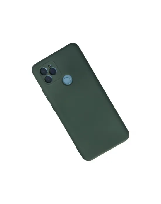 General Mobile Gm 21 Kılıf Nano İçi Kadife Silikon - Koyu Yeşil