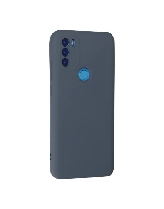General Mobile Gm 21 Plus Kılıf Nano İçi Kadife Silikon - Gri