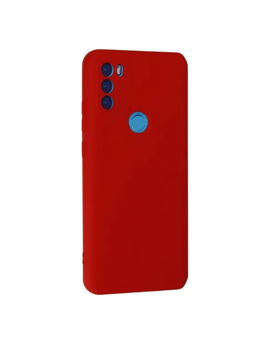 General Mobile Gm 21 Plus Kılıf Nano İçi Kadife Silikon - Kırmızı