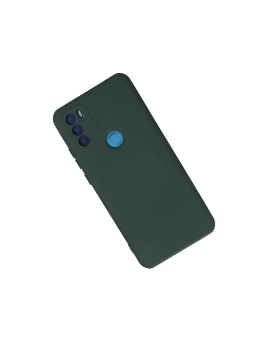 General Mobile Gm 21 Plus Kılıf Nano İçi Kadife Silikon - Koyu Yeşil