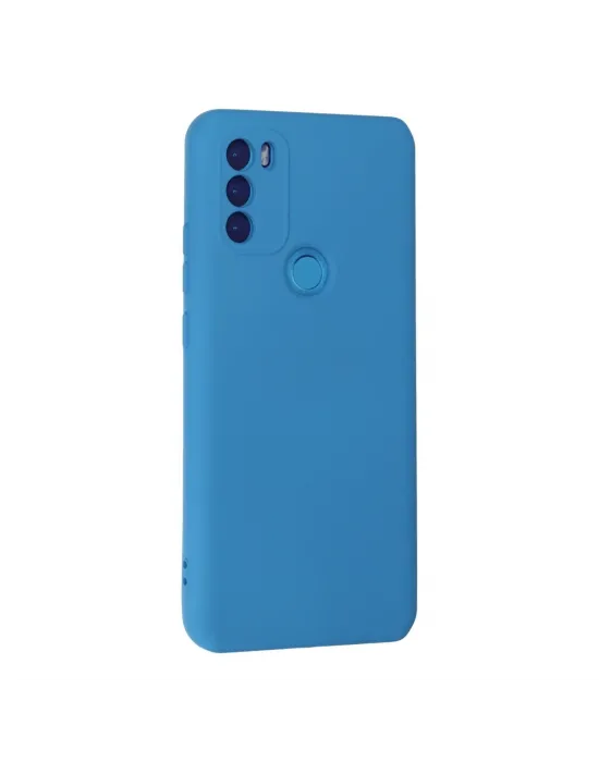 General Mobile Gm 21 Plus Kılıf Nano İçi Kadife Silikon - Mavi