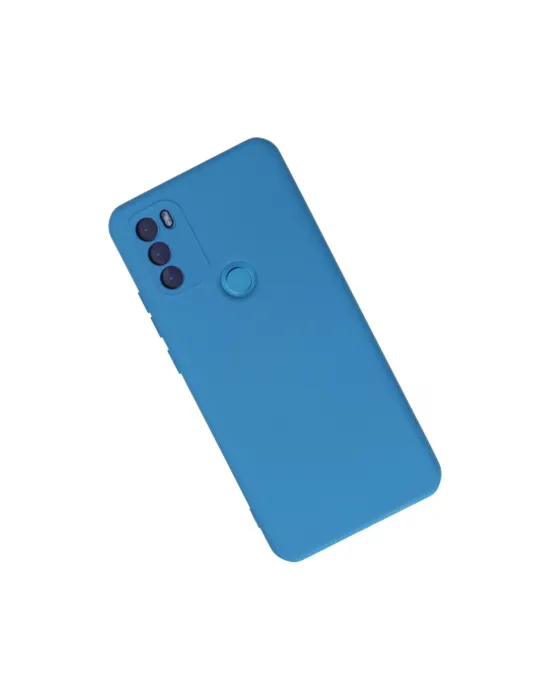 General Mobile Gm 21 Plus Kılıf Nano İçi Kadife Silikon - Mavi