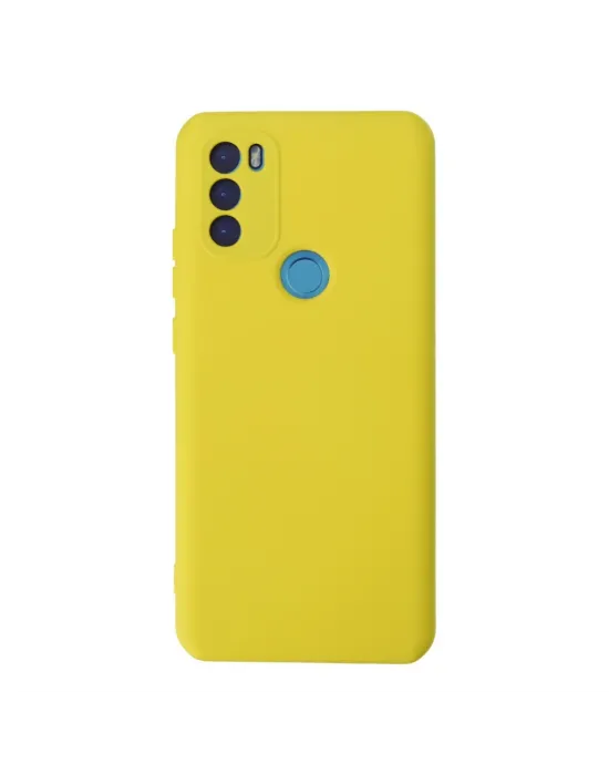 General Mobile Gm 21 Plus Kılıf Nano İçi Kadife Silikon - Sarı