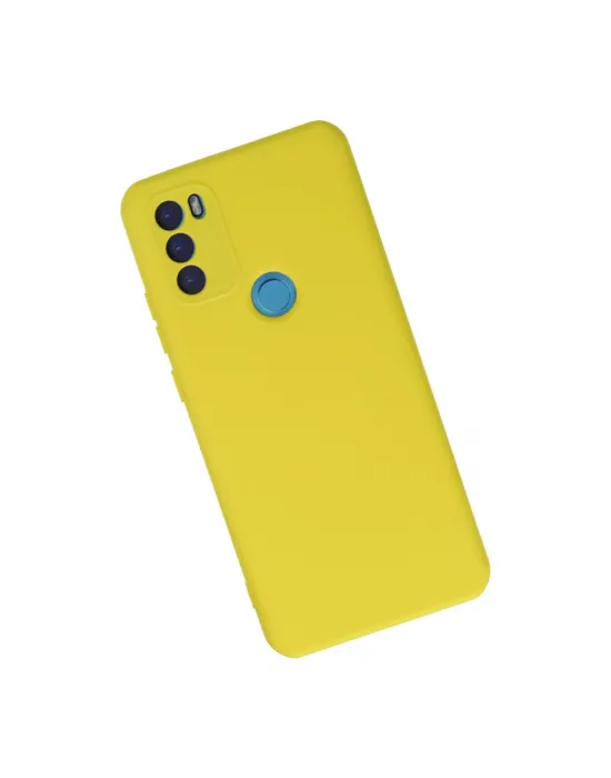 General Mobile Gm 21 Plus Kılıf Nano İçi Kadife Silikon - Sarı