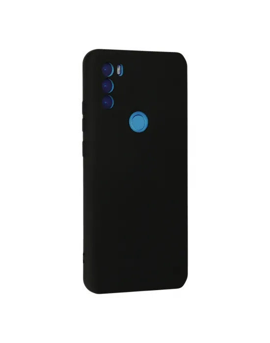 General Mobile Gm 21 Plus Kılıf Nano İçi Kadife Silikon - Siyah