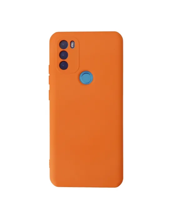 General Mobile Gm 21 Plus Kılıf Nano İçi Kadife Silikon - Turuncu