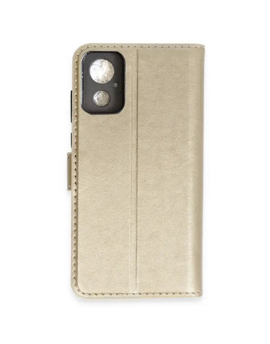 General Mobile Gm 23 Se Trend S Plus Kapaklı Kılıf - Gold