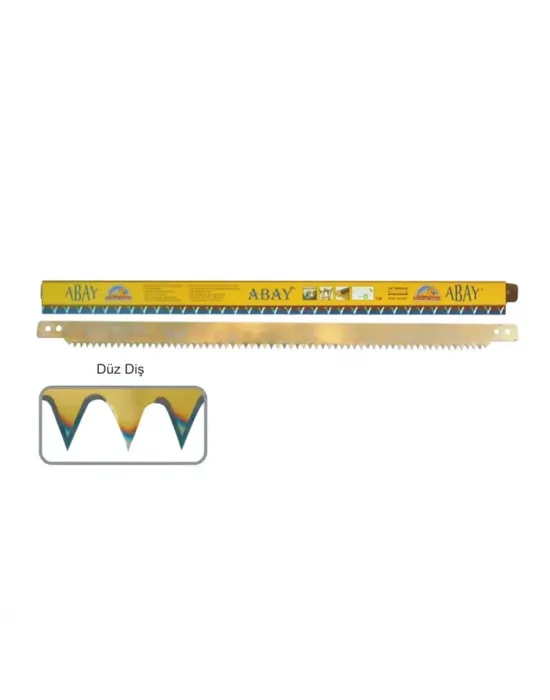Geniş Kolastar Testere Ağzı - Düz Diş 76 Cm