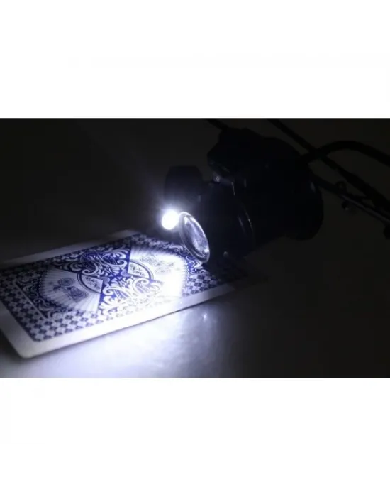 Gözlük Model 20x16mm Optik Lens Led Işık Monoküler Büyüteç