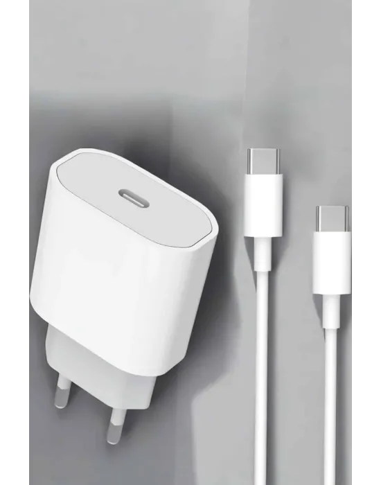 Güç Adaptörü Ve Kablosu Şarj Aleti 15/15 Pro Max Uyumlu Hızlı Şarj