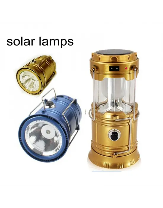 Güneş Enerjili Açılır Kapanır Kamp Lambası