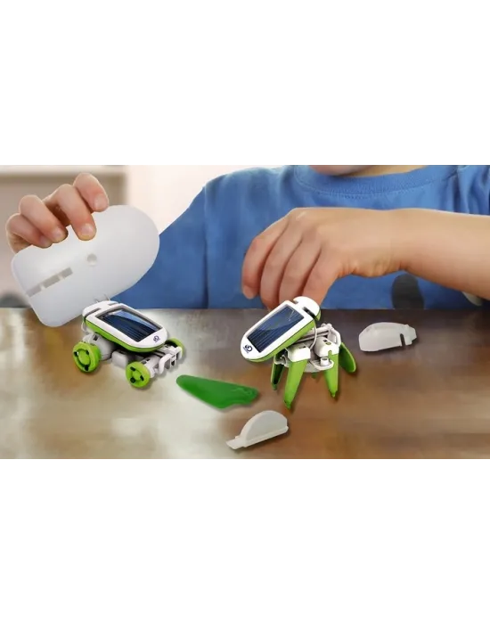 Güneş Enerjili Robot Oluşturma Seti (6 İn 1)