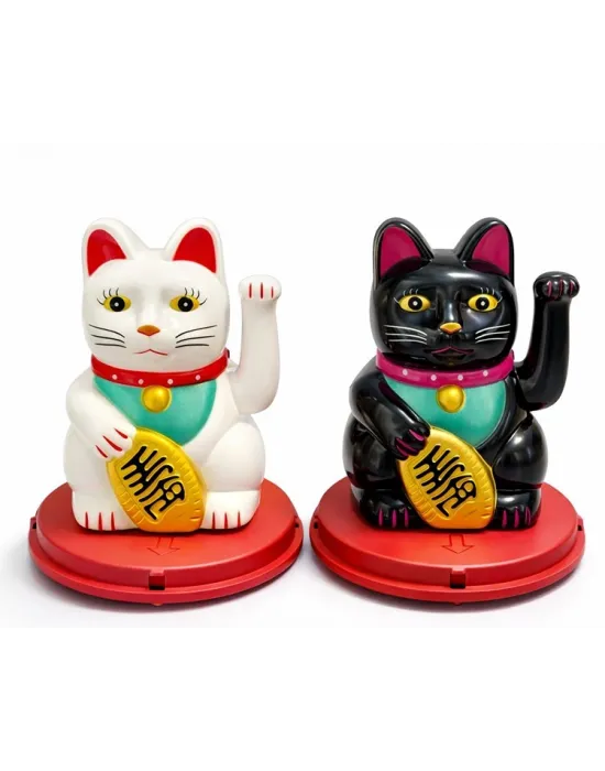 Güneş Enerjili Sallanan Şans Kedisi - Maneki Neko Alk4521